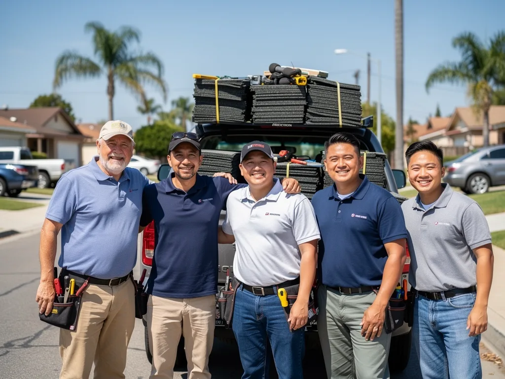 Hawaiian Gardens Roofers team